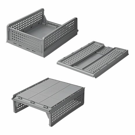Organizador de cocina apilable de 2 capas