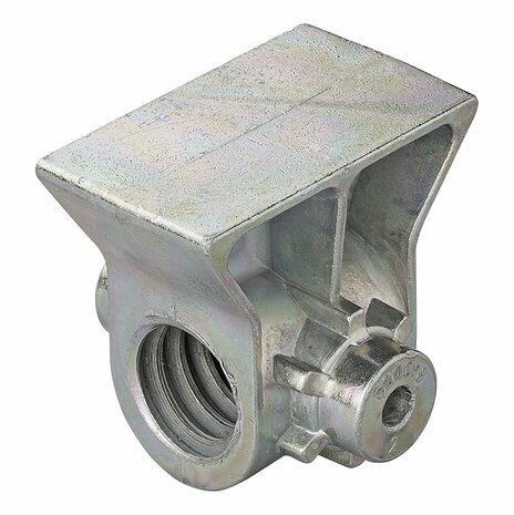 Bloque de husillo de soporte angular  M20 x diametro 15 mm adecuado para tuercas de plastico