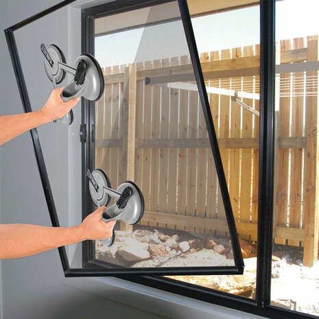 Elevador de vacio de aluminio con 3 ventosas