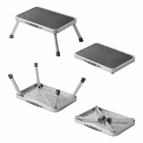 Paso 1 escalon plegable para caravana camper