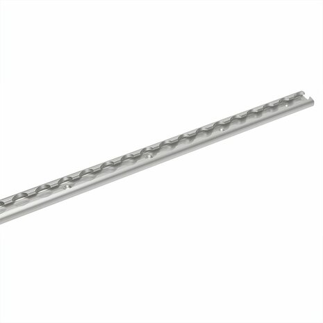 Juego de rieles de encuadernacion de aluminio 2x60cm  6 piezas
