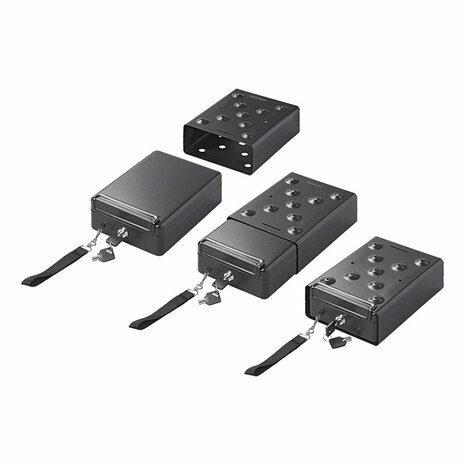 Caja fuerte de acero 225x165x85mm con trineo