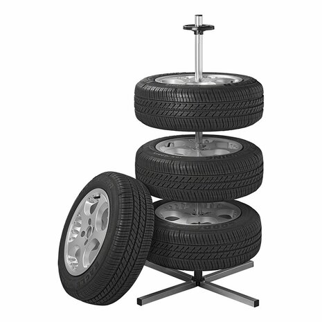 Caballete de llanta de aluminio XL para 4 neumaticos