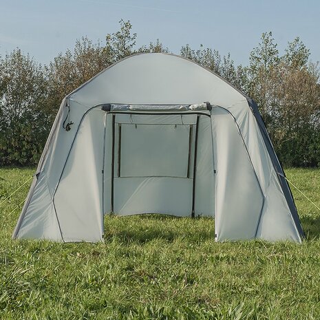Pared lateral con ventana para carpa inflable para fiestas.