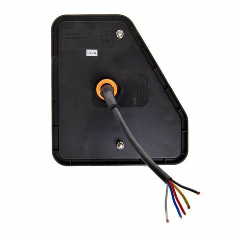 Luz trasera 5 funciones 208x188mm 22LED izquierda UK