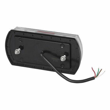 Luz trasera 5 funciones 225 x 105 mm 43LED derecha