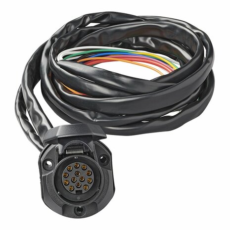Juego de cables de remolque de 13 pines tipo PVC Jaeger + cable de 1 50 m