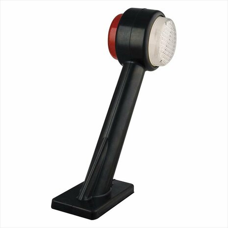 Luz de ancho 12 24V roja blanca 166x193mm LED derecha
