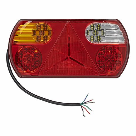 Luz trasera 6 funciones 296x142mm 32LED izquierda