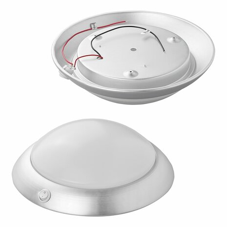 Luminaria de techo de superficie 24 leds 12V 790lm diametro 280x85mm