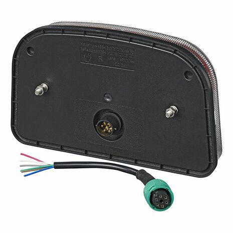 Luz trasera 6 funciones 240x150mm LED derecha