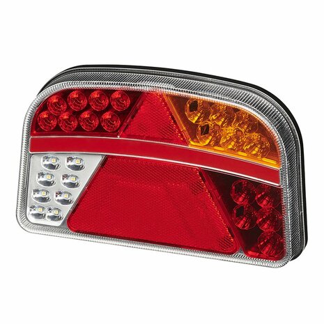 Piloto trasero 6 funciones 240x150mm LED derecho