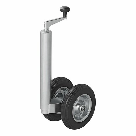 Rueda de doble punta de 48 mm con neumaticos macizos de PU 200 x 50 mm