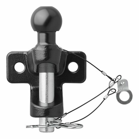 Bola de remolque negra combinada version doble D21 S350 homologada tipo E