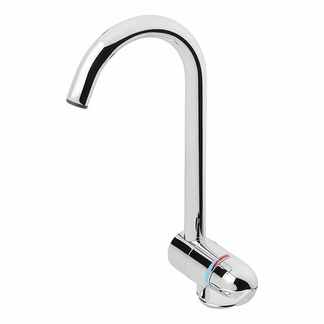 Grifo mezclador estilo 3000 cano metalico diametro 27 mm cromado