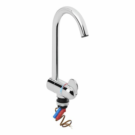 Grifo mezclador estilo 3000 cano metalico diametro 27 mm cromado