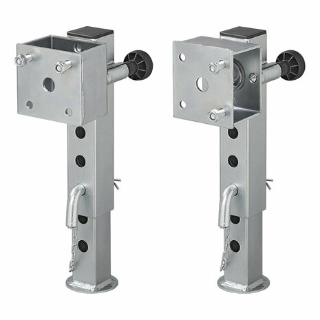 Pata de apoyo 60x60 mm inclinable TL60 D85 SW19 345-445 mm 1300 kg