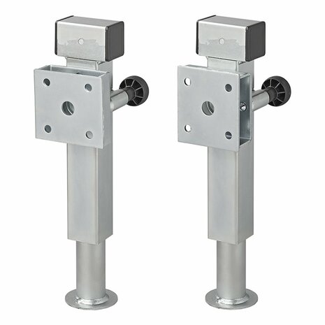 Pata de apoyo 60x60 mm inclinable SF60 D42 SW19 410-655 mm 1300 kg