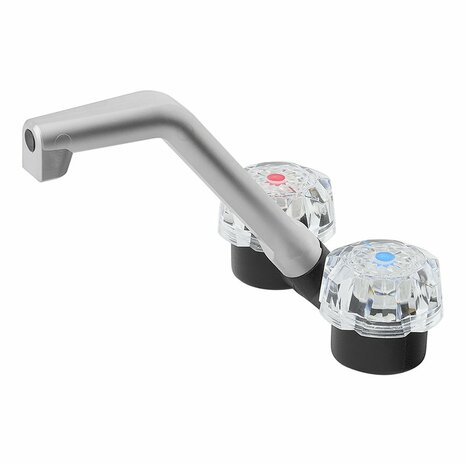 Grifo mezclador De Luxe diametro 20 mm negro cromo  pomo grande