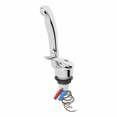 Grifo mezclador Keramik Samba diametro 33 mm cromo