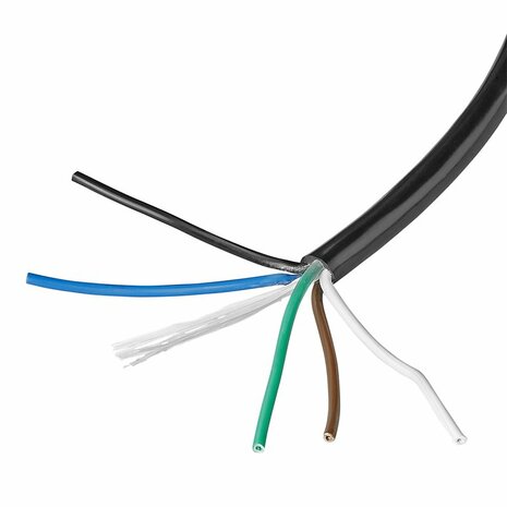 Cable 5x 0 75mm² en rollo 50M