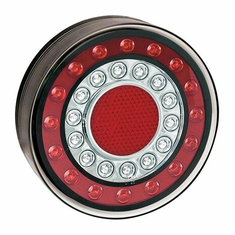 Luz trasera 12 24V 4 funciones 125mm LED