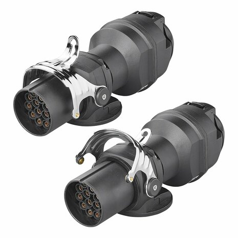 Enchufe adaptador de 24 V 15 a 12 V 13 pines ISO12098 > ISO11446