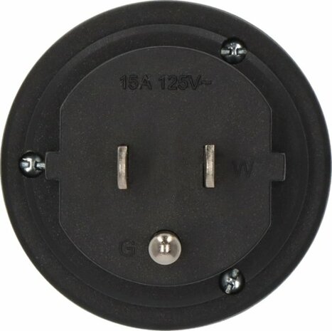 Adaptador de viaje Conector de tierra USA