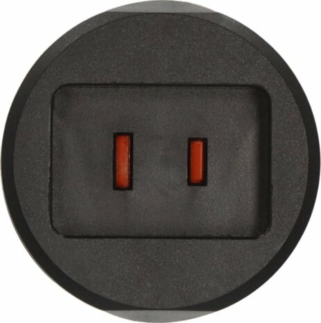 Adaptor de viajes EE.UU. Euro con fusible 2,5A