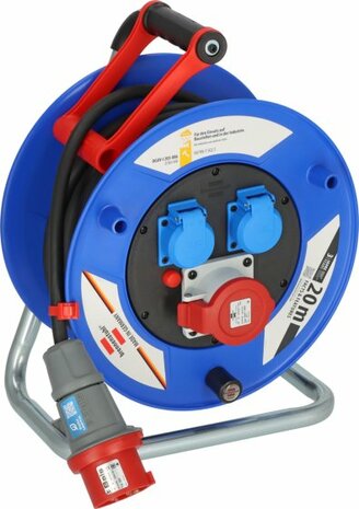 Enrollacables Garant CEE 1 IP44 para la industria o construccion 20m H07RN-F 5G2,5