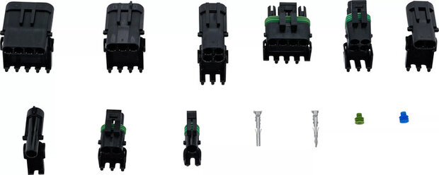Surtido de conectores impermeables 232 piezas