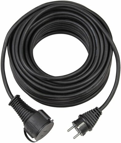 Cables extensibles IP44 10m negro AT-N05V3V3-F 3G1,5