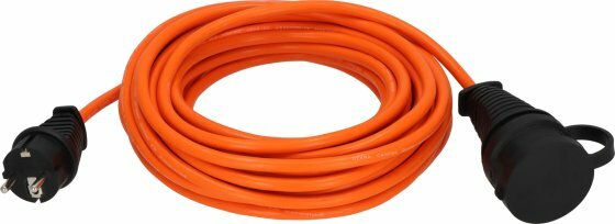 Cable de extension IP44 10m AT-N05V3V3-F 3G1.5 naranja