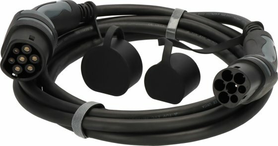 EV type 2 7m Cable de carga 22kW IP55