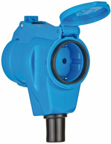 CEE angulo de acoplamiento 230V 16A IP44 - 1x 230V 16A, 1x 230V CEE 16A 3-polig