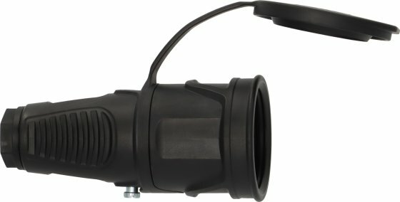 Contacto de tierra acoplamiento de goma 230V 16A IP54