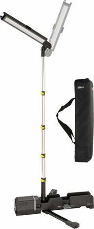 Multi Battery LED Luz de trabajo telescopica 6050 MA, 7700lm, IP54