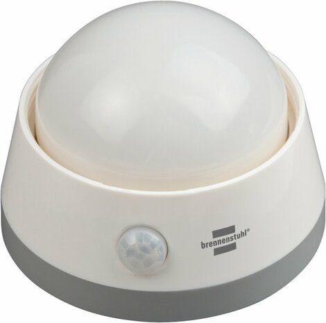 Bateria de LED de luz nocturna NLB 02 BS con detector infrarrojo de movimientos e interruptor-pulsador 2 LED 60lm 3x AA (incluida)