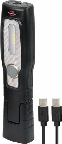 Lampara portatil con bateria y LEDs HL 201 A 250+70lm