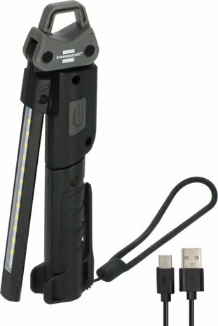 Lampara de mano LED recargable HL 400 AC, 400lm + spot 120lm + espalda 200lm