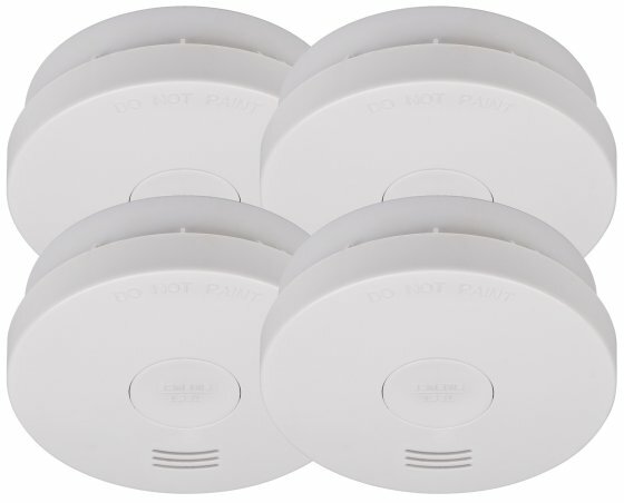 Detector de humos SET, 4x RM L 3100 con bateria integrada 10