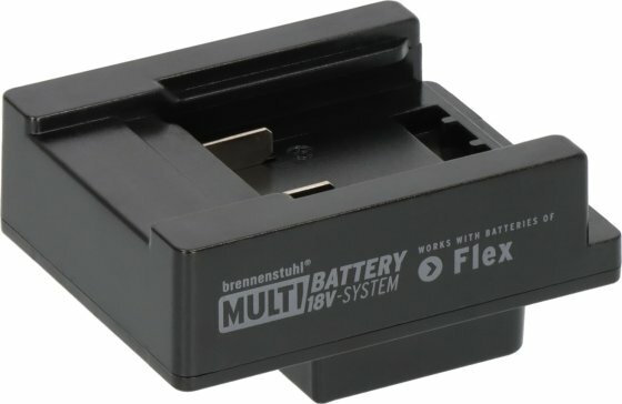 Adaptador Flex para focos LED de construccion en el sistema  Multi Battery 18V