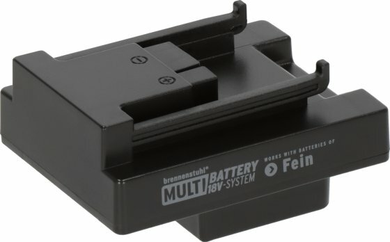 Adaptador Fein para focos LED de construccion en el sistema  Multi Battery 18V