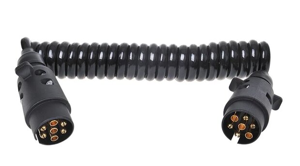 Cable espiral 3M con 2 conectores de 7 pines PVC