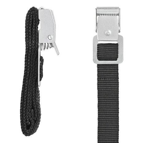 Correas de amarre con hebilla de metal de 18 mm a 40 cm (juego de 4)