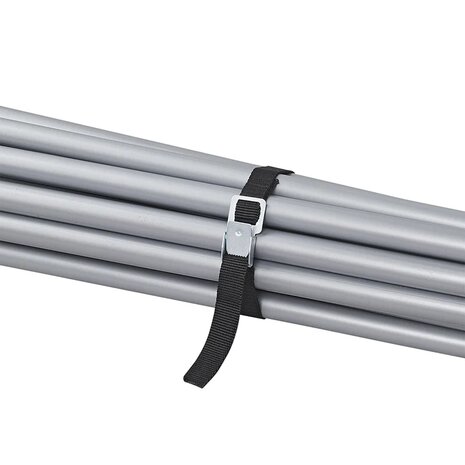 Correas de amarre con hebilla de metal de 18 mm a 40 cm (juego de 4)