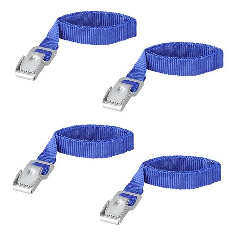 Correas de bicicleta con hebilla metalica para portabicicletas 4 piezas