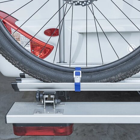 Correas de bicicleta con hebilla metalica para portabicicletas 4 piezas