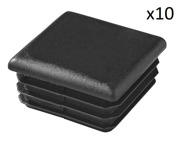Tapa cuadrada de 50x50mm x10 piezas