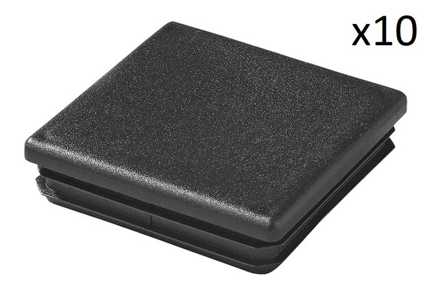 Tapa cuadrada de 60x60mm x10 unidades